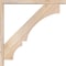 Ekena Millwork Balboa Block Smooth Bracket w/ Offset Brace, Douglas Fir, 3 1/2"W x 28"D x 28"H BKT0402X28X28BOA05SDF - alternate 2